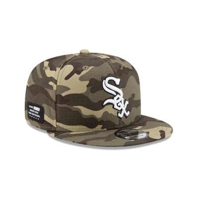 Sapca New Era Chicago White Sox MLB Armed Forces Weekend 9FIFTY Snapback - Verzi